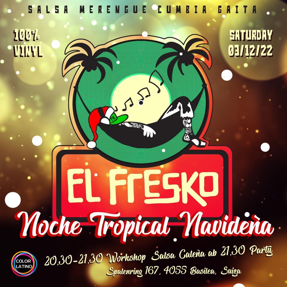 Noche Tropical Navideña Workshop Salsa Caleña