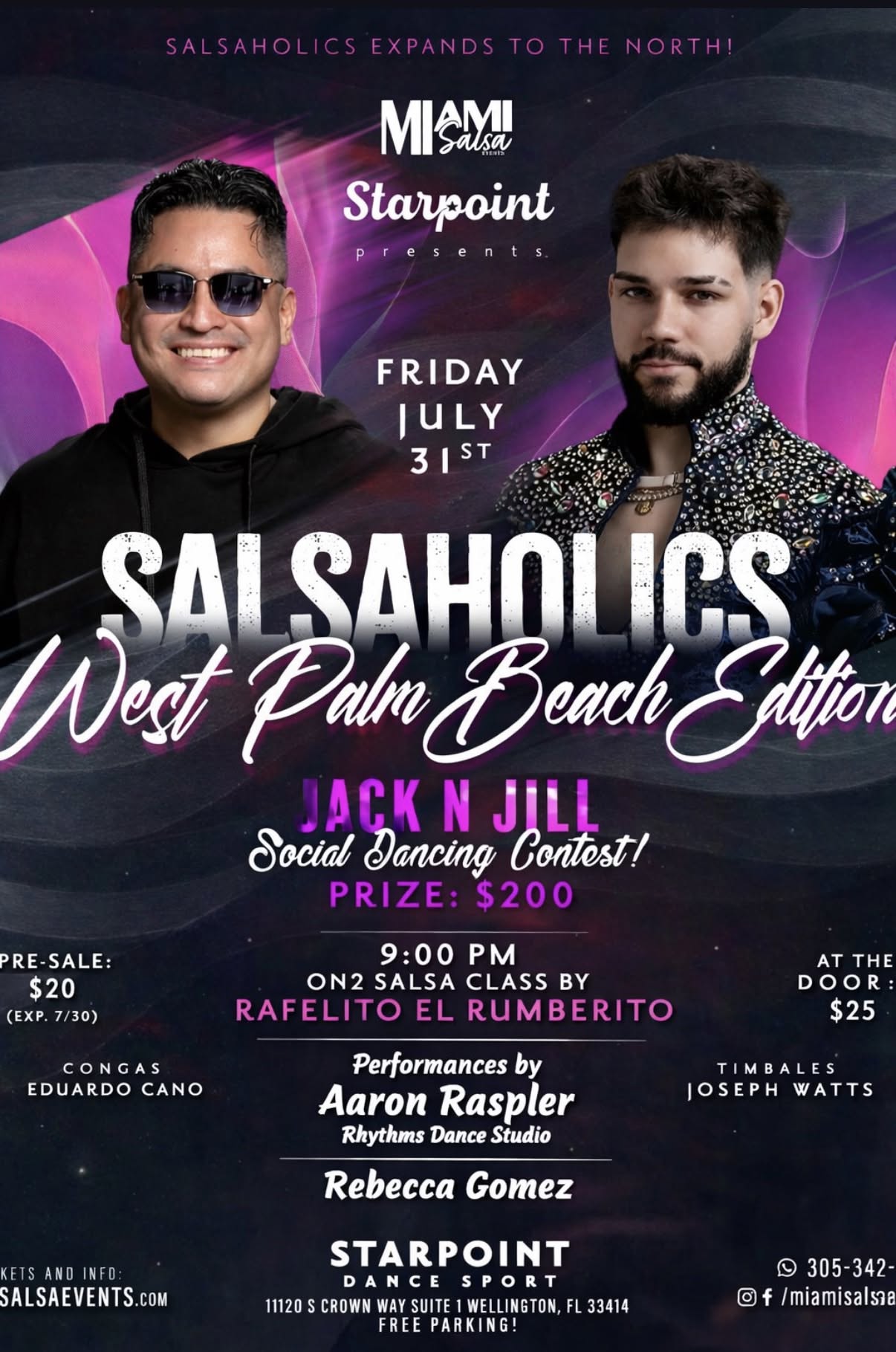 Salsaholics! Social Salsa Takeover of WEST PALM BEACH WELLINGTON