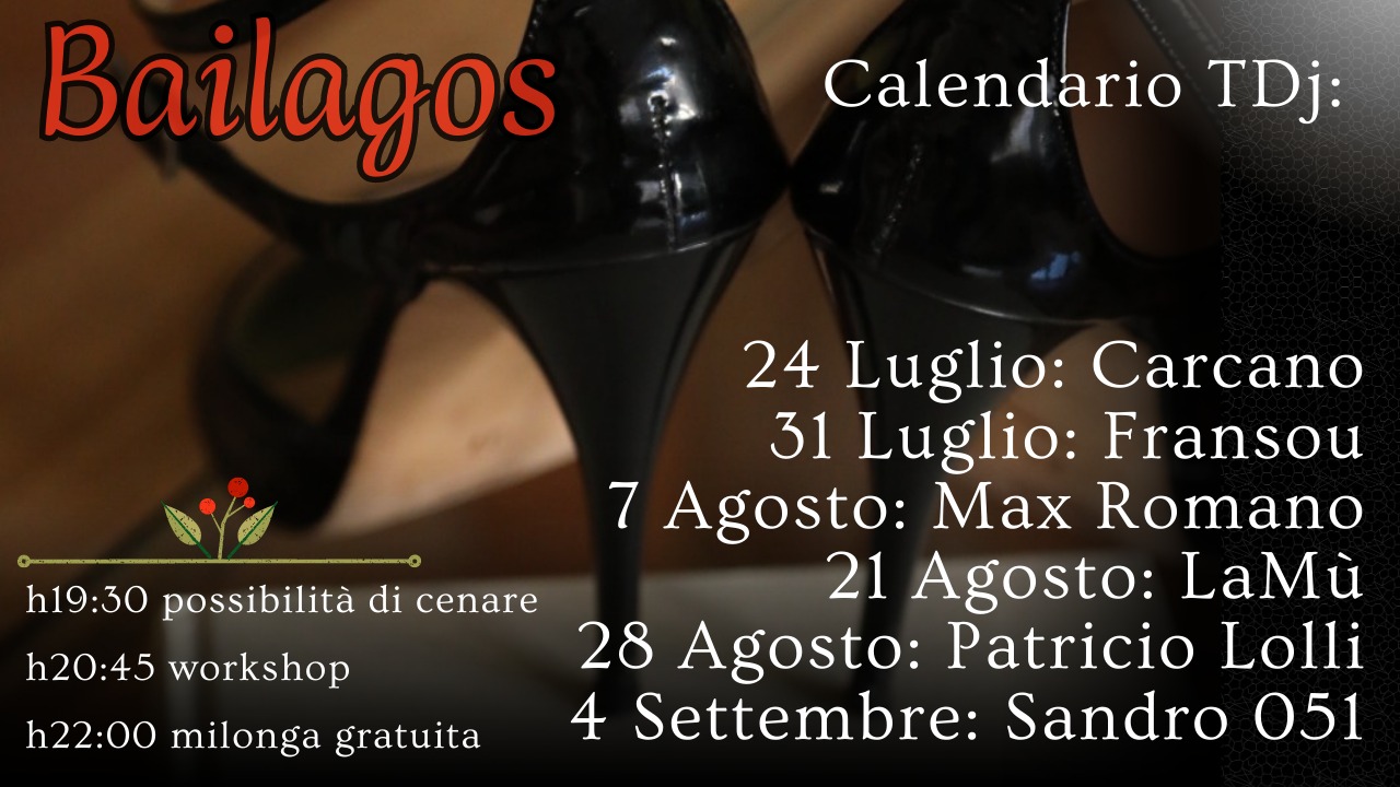 BaiLagos! Tutti i lunedì - 24 luglio: dj Carcano!