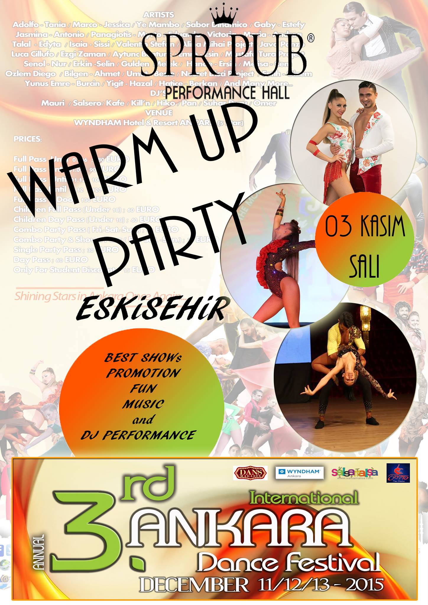 ULUSLARARASI ANKARA DANS FESTİVALİ ESKİŞEHİR WARM UP PARTY