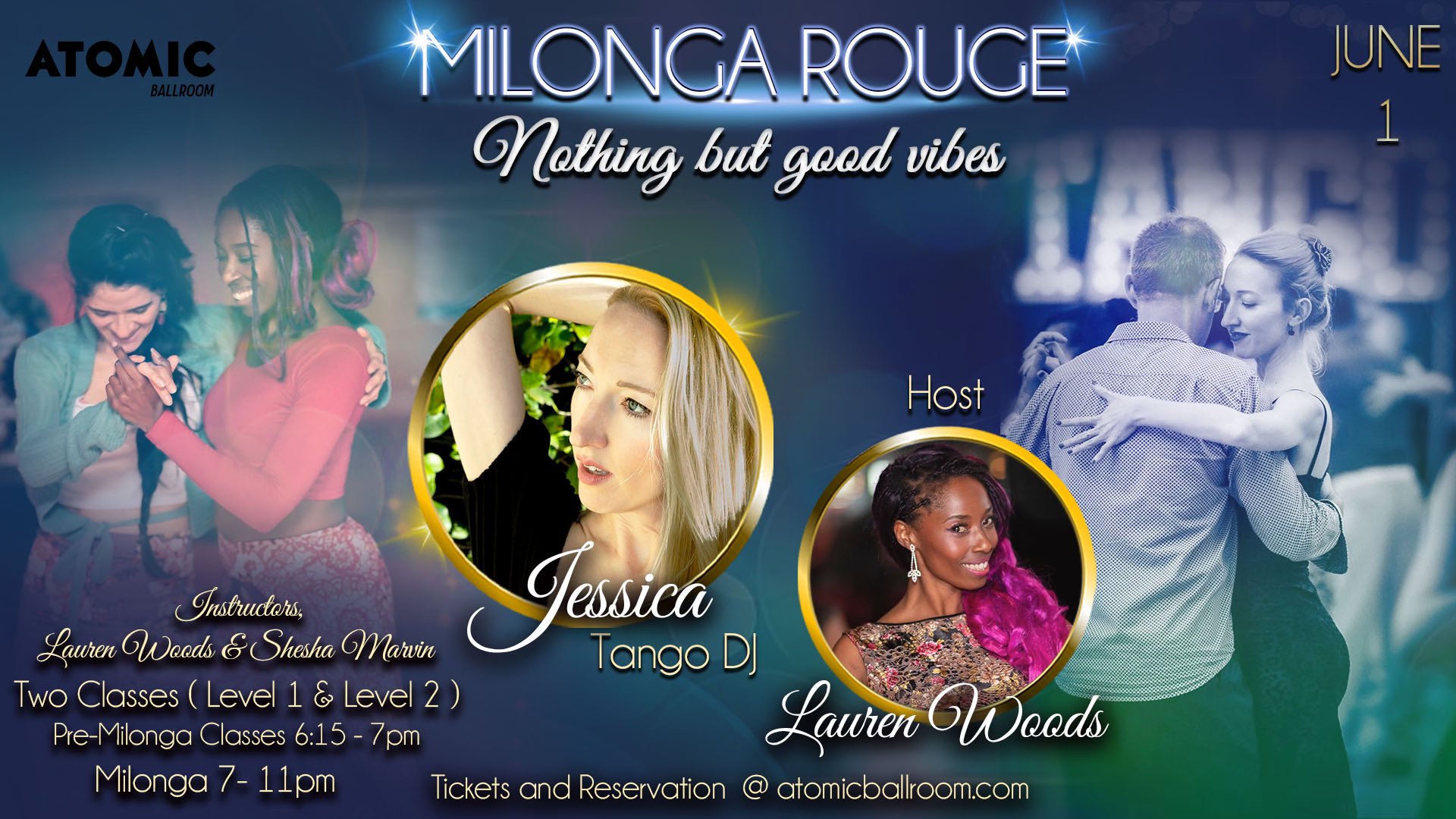 Milonga Rouge • Nothing but good vibes • Atomic Ballroom