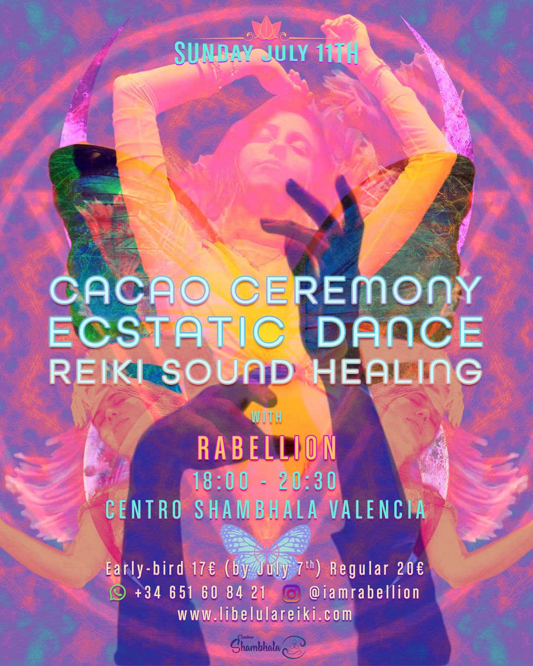 Cacao Ecstatic Dance & Sound Healing at Centro Shambhala