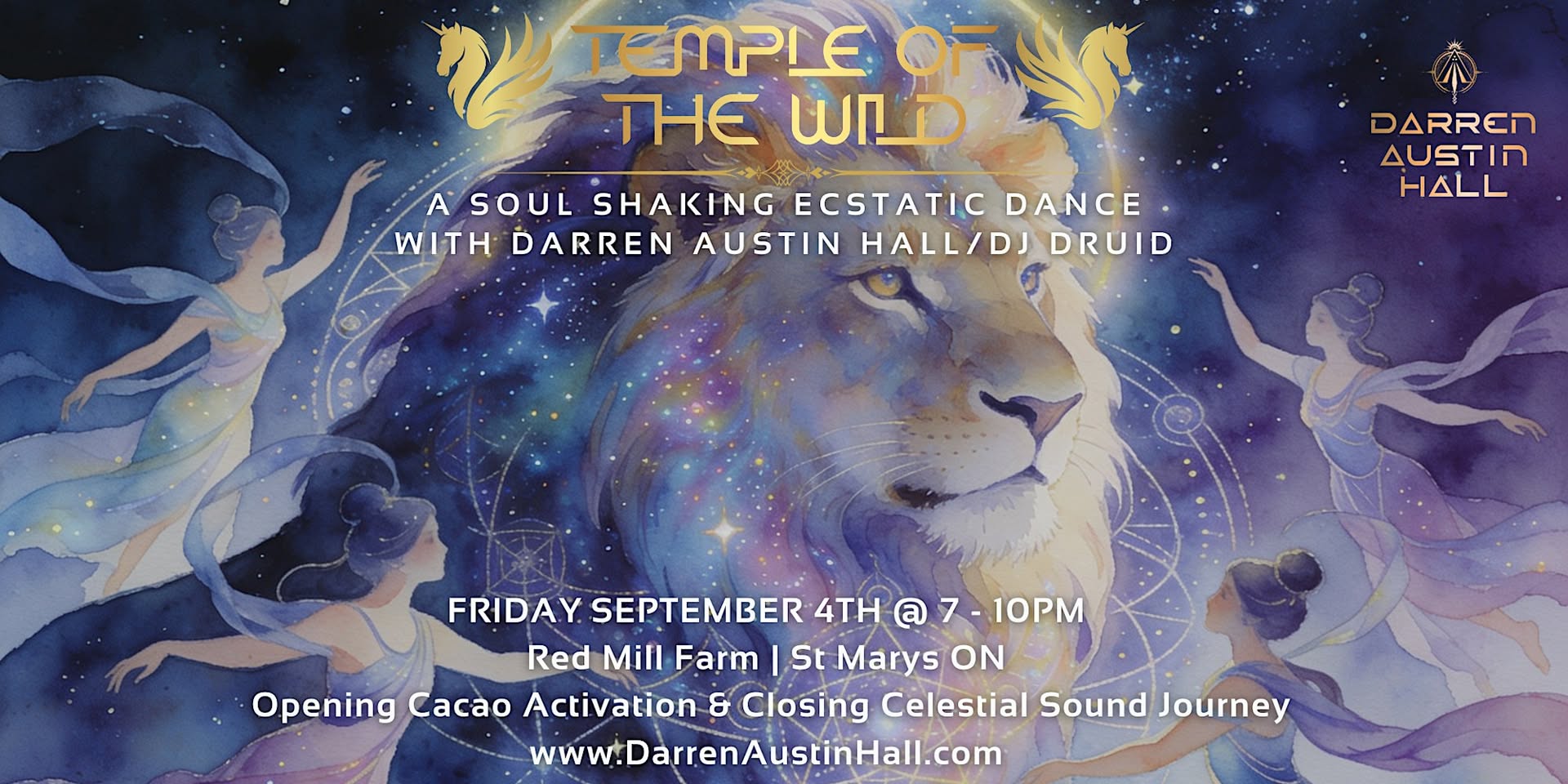 TEMPLE OF THE WILD: Ecstatic Dance with Cacao & Sound Journey St Marys