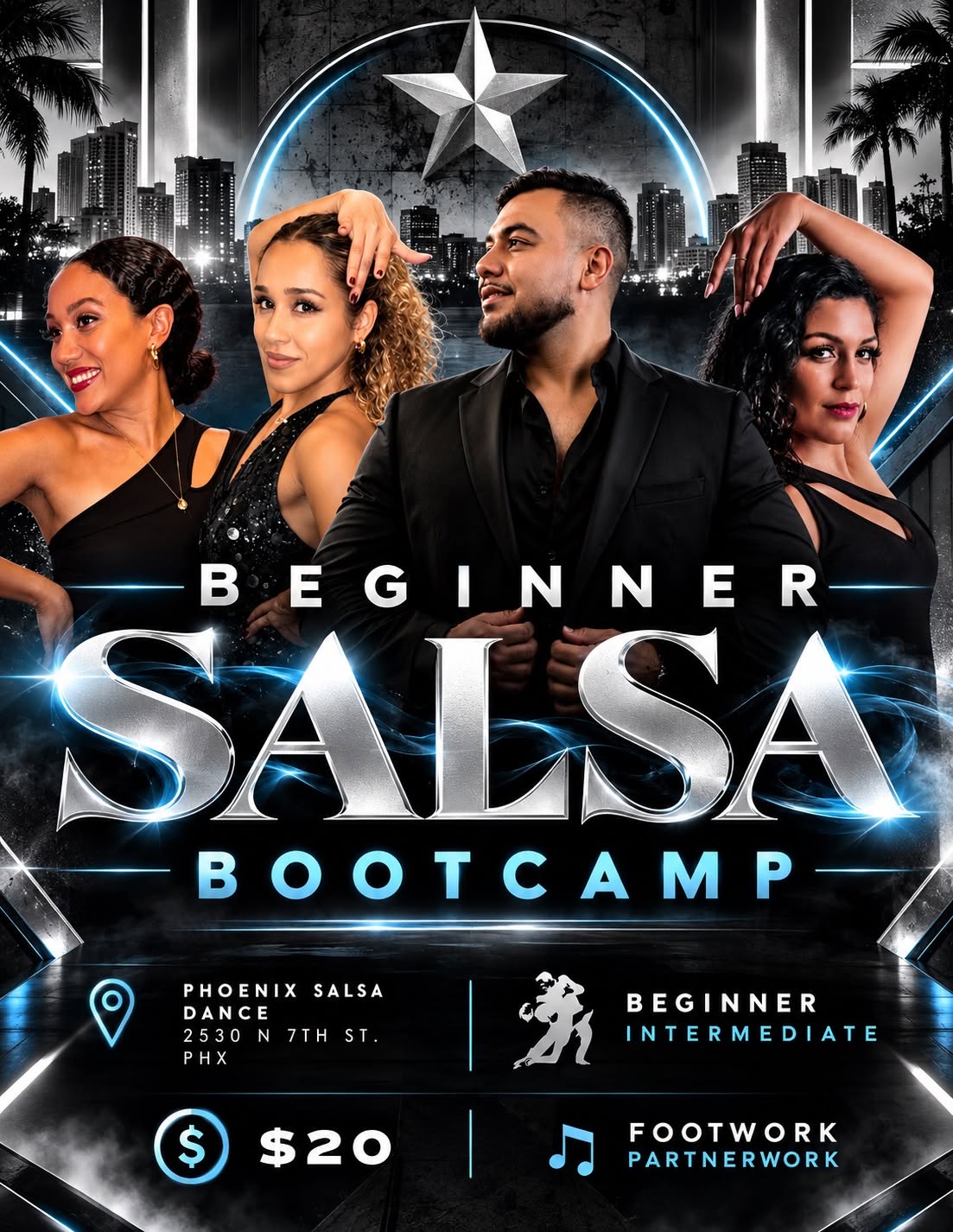 Saturday Beginner Salsa Bootcamp with Phoenix Salsa!