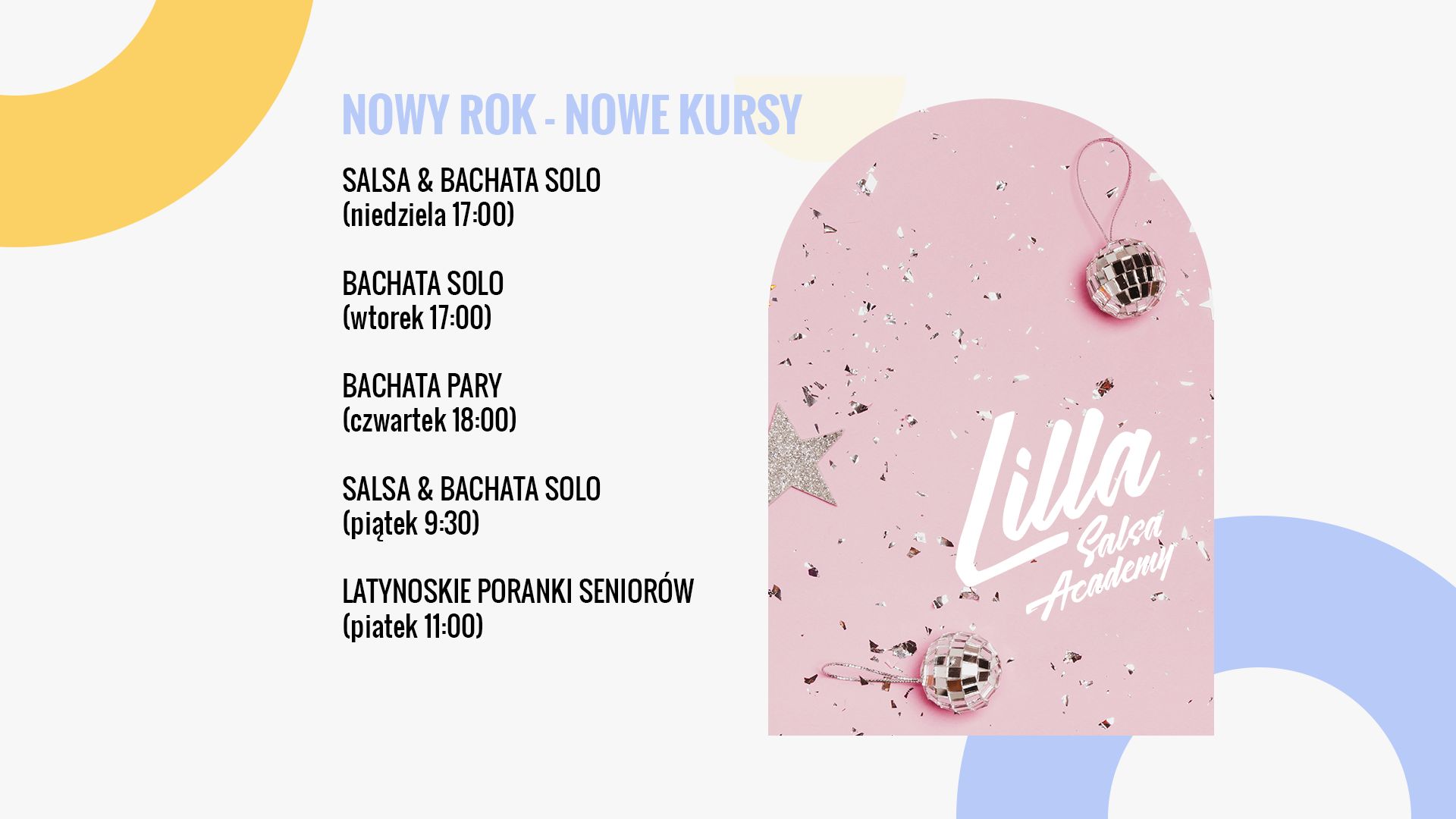 🎉NOWY ROK - NOWE KURSY!🎉