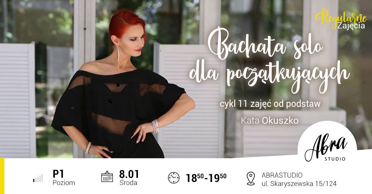 Bachata Solo dla początkujących! środa 18:50 start 8.01