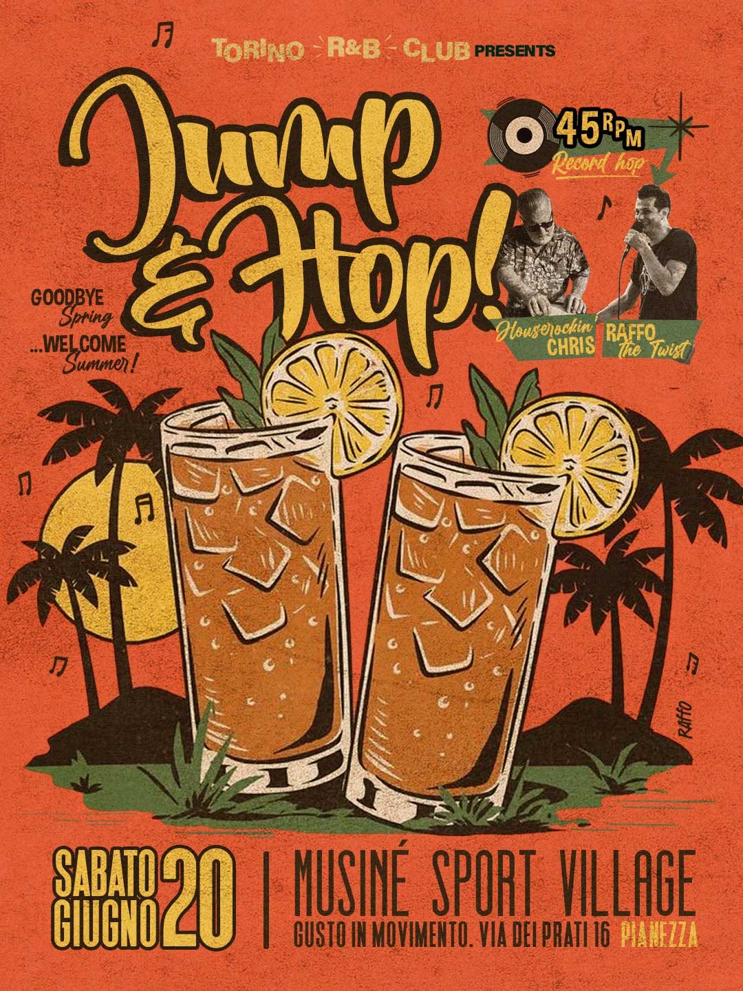 Jump & Hop! ★ Sab. 20 giugno ★ Goodbye Spring, welcome Summer!