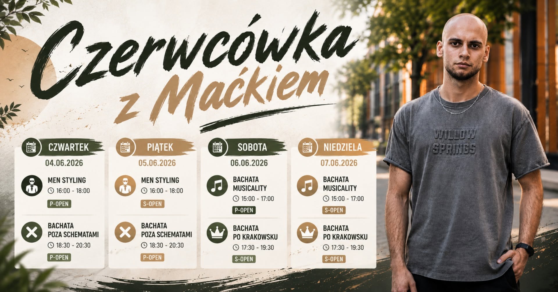Bachatowa Czerwcówka z Maćkiem (P-Open i S-Open)