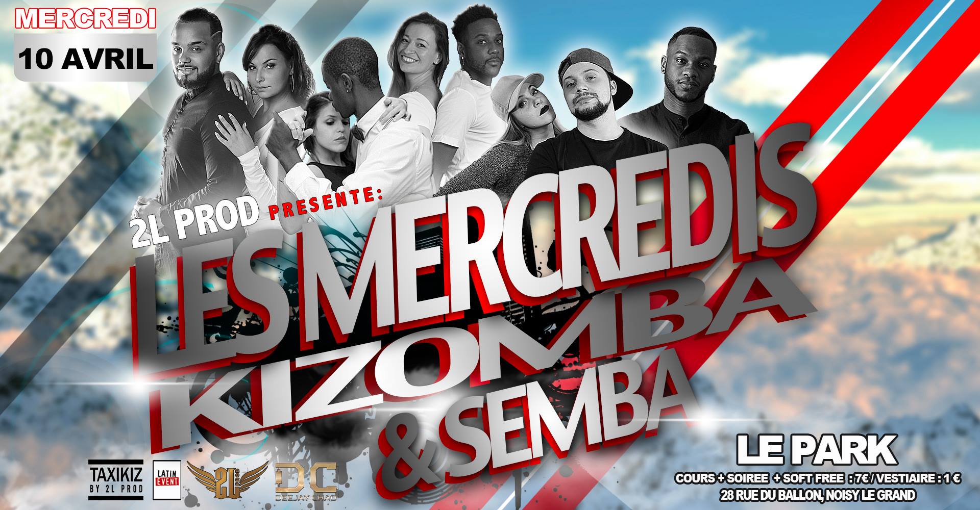 Mercredi 10 avril Kizomba Semba Urban Dj Lil G