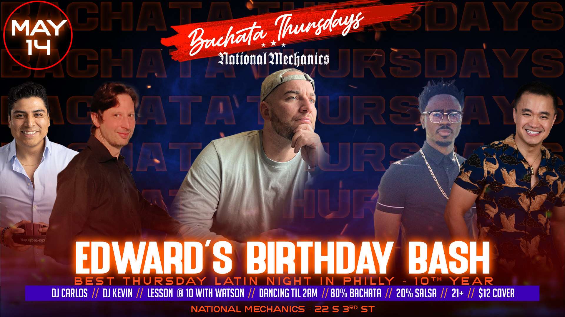 Bachata Thursdays - MAY 14