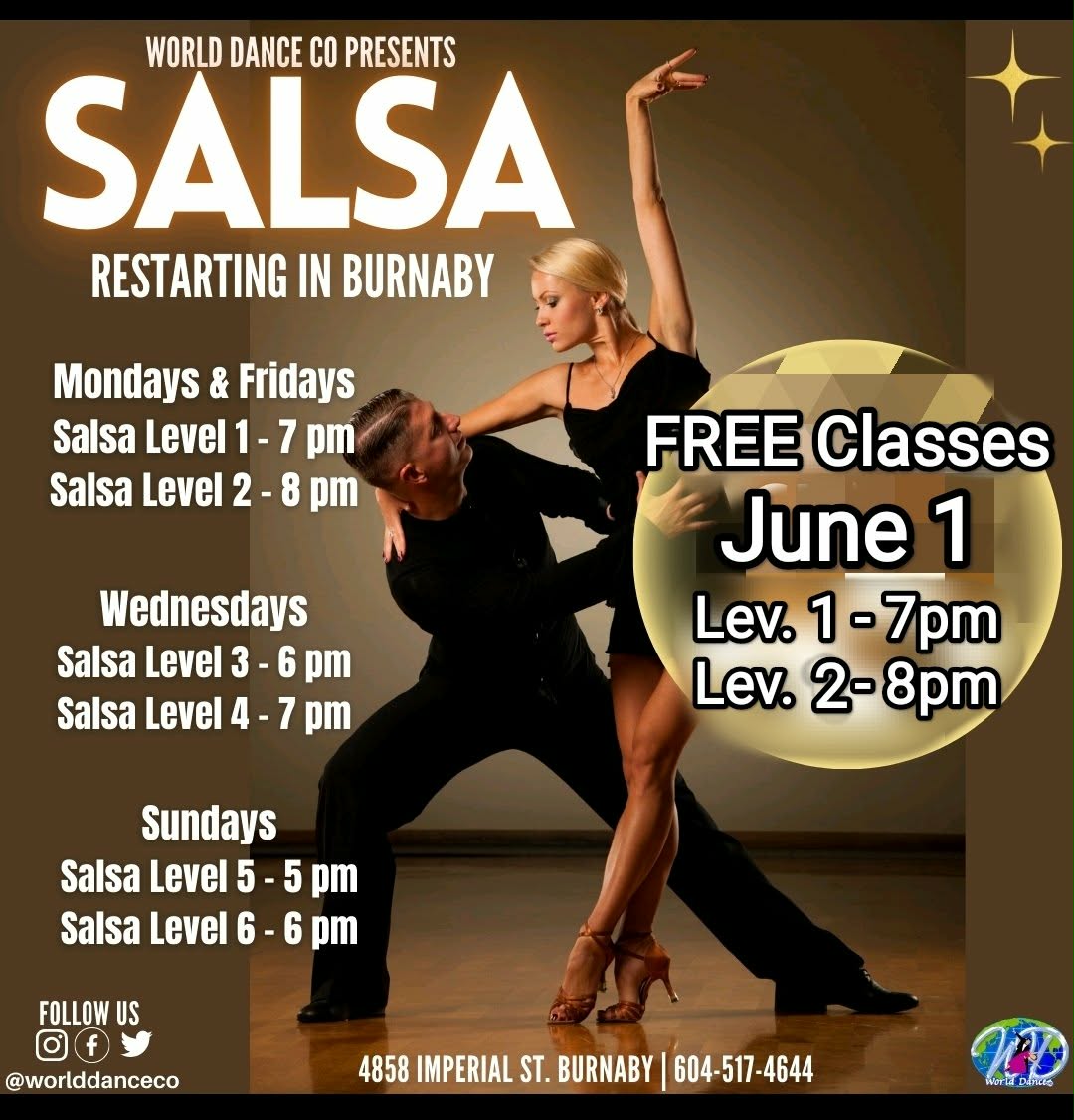 June 1 - FREE SALSA CLASS