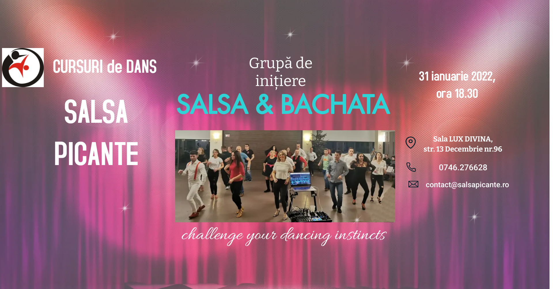 Curs de dans Salsa & Bachata! Grupă de inițiere!