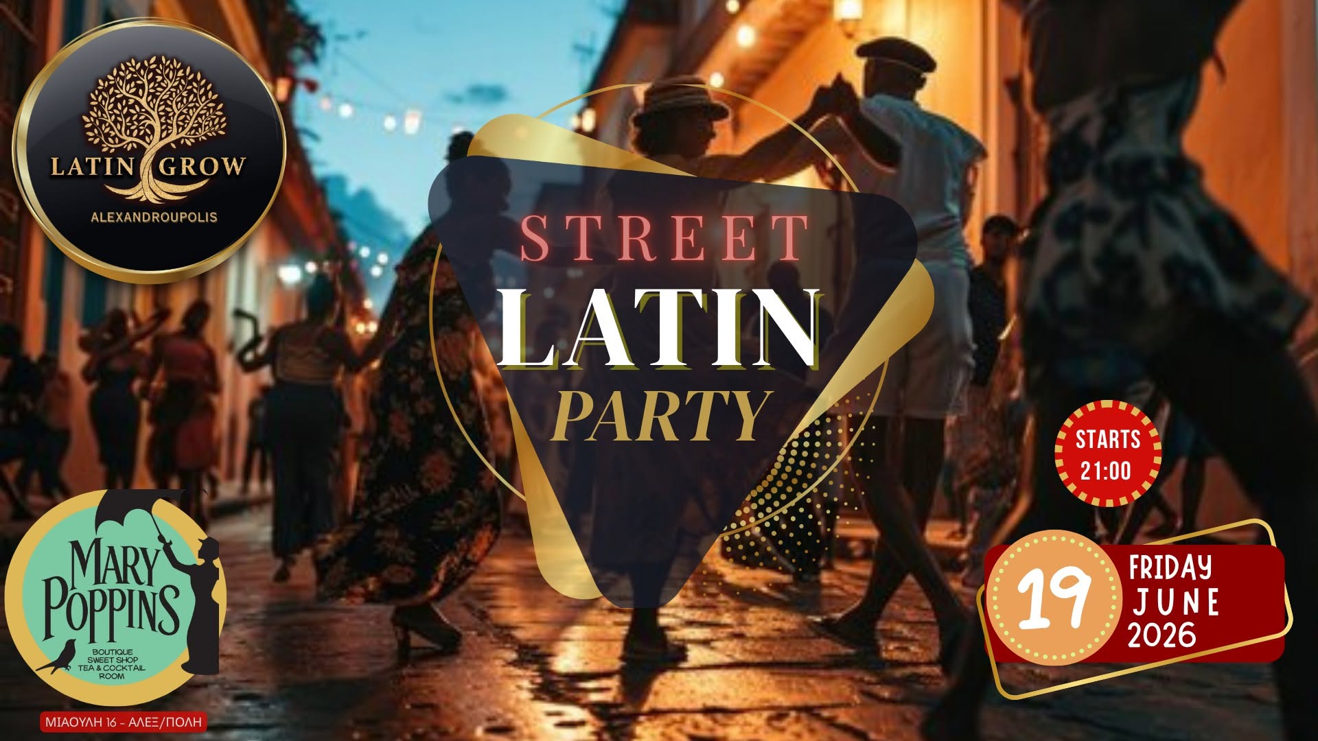 Street Latin Party by Latin Grow Alexandroupolis 19.06.26