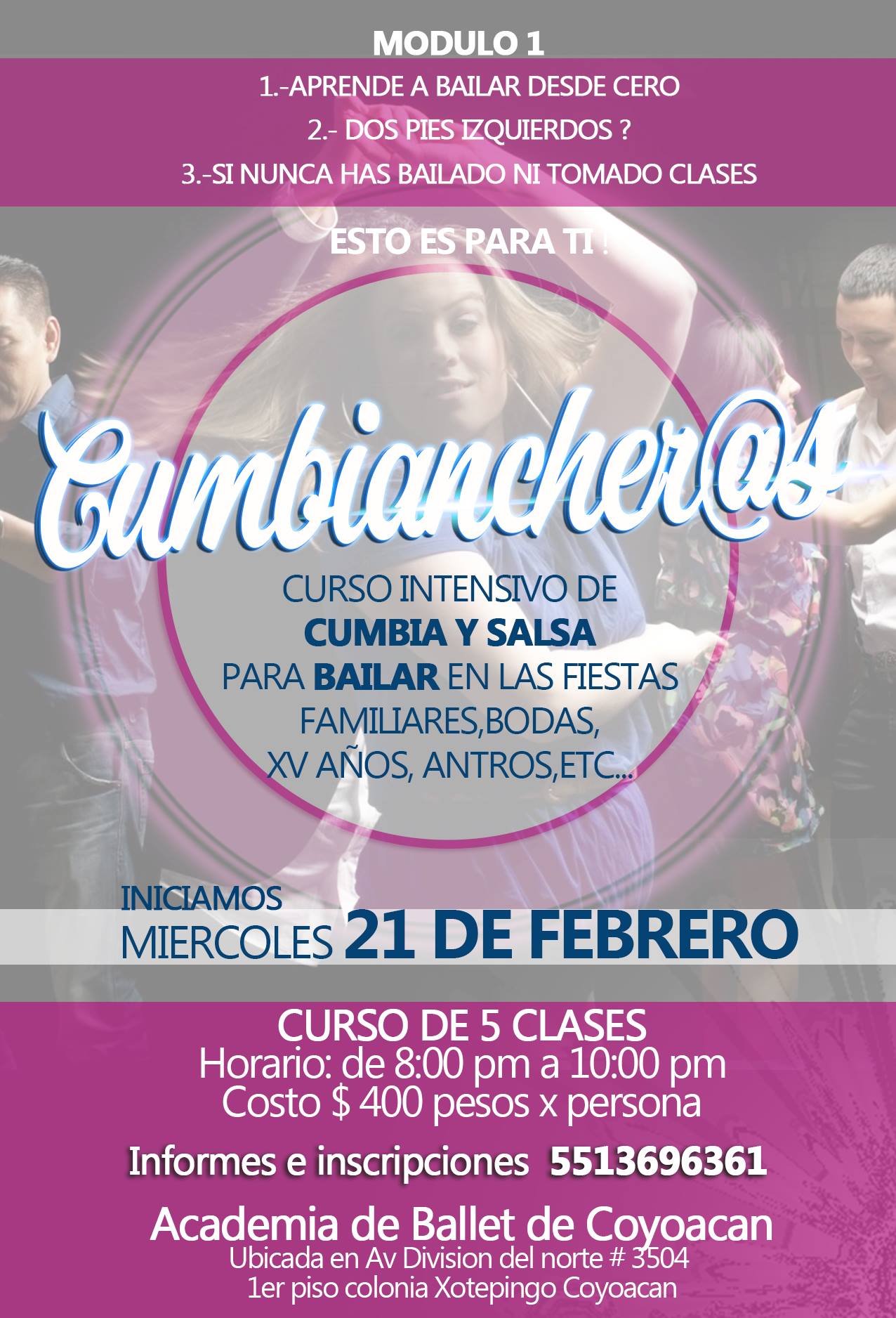 Cumbiancher@s Curso Intensivo De Cumbia salsa