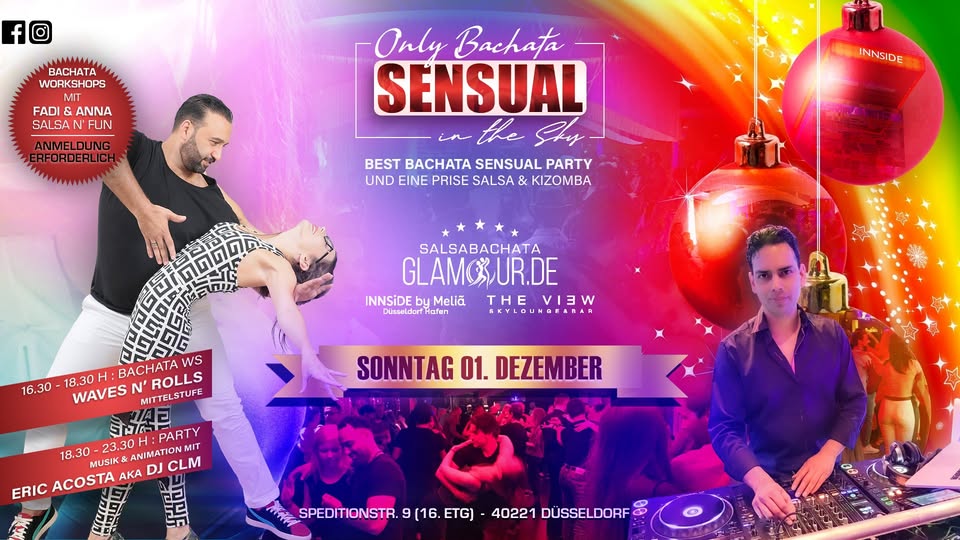 Only Bachata Sensual in the Sky Party Wave n' Rolls Workshop