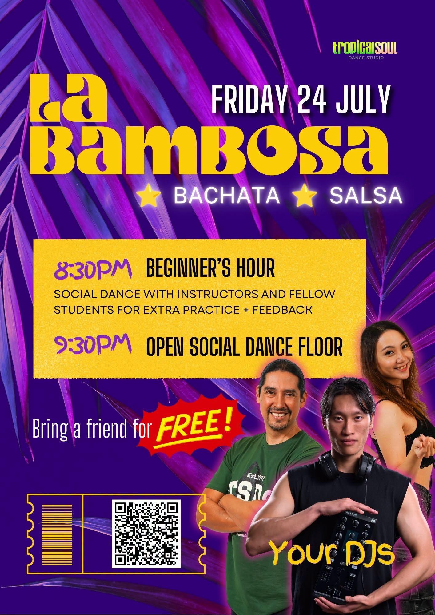 LA BAMBOSA 24TH JULY - SALSA & BACHATA PARTY