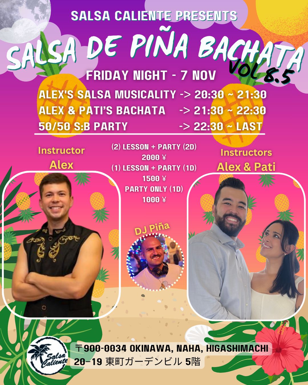 11 7 Salsa de Piña Bachata! Salsa & Bachata Night @ Salsa Caliente