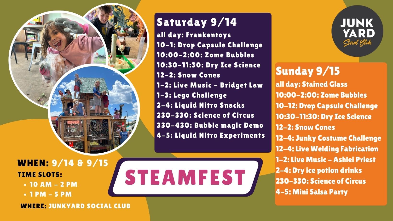 STEAMfest @ the Junkyard