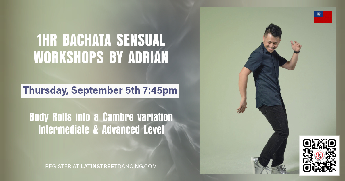 Bachata Sensual Workshop by Adrian (from Taiwan πΉπΌ)