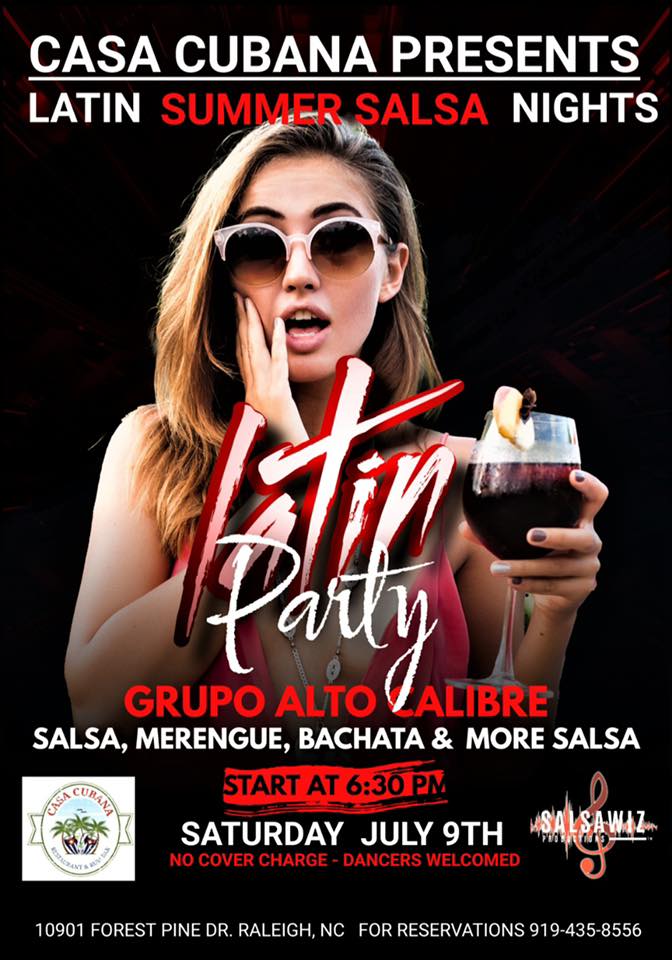 Saturday night Salsa Party with Alto Calibre