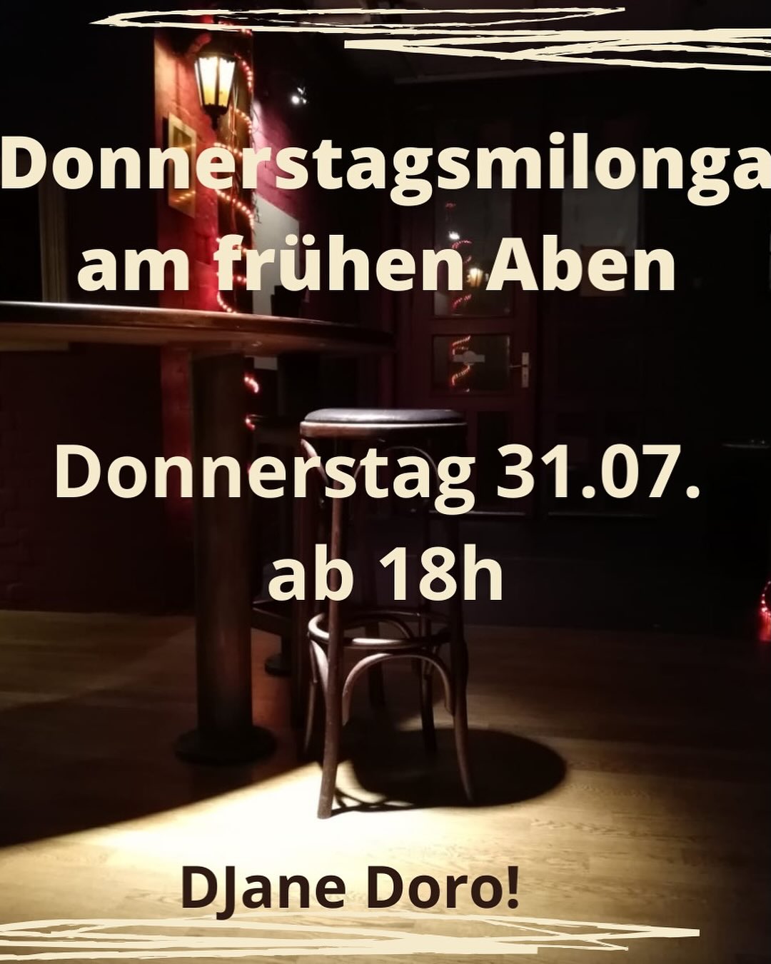 Milonga am frühen Abend im Universo Tango