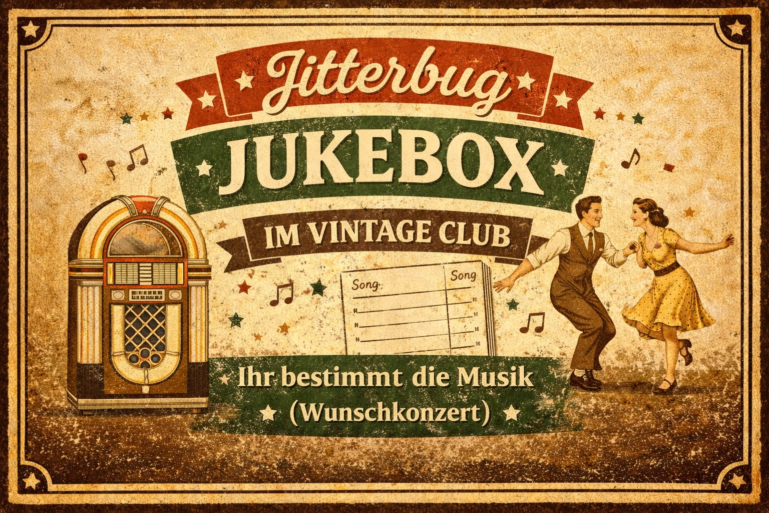 Jitterbug Jukebox - ein Wunschkonzert-Abend im Vintage Club
