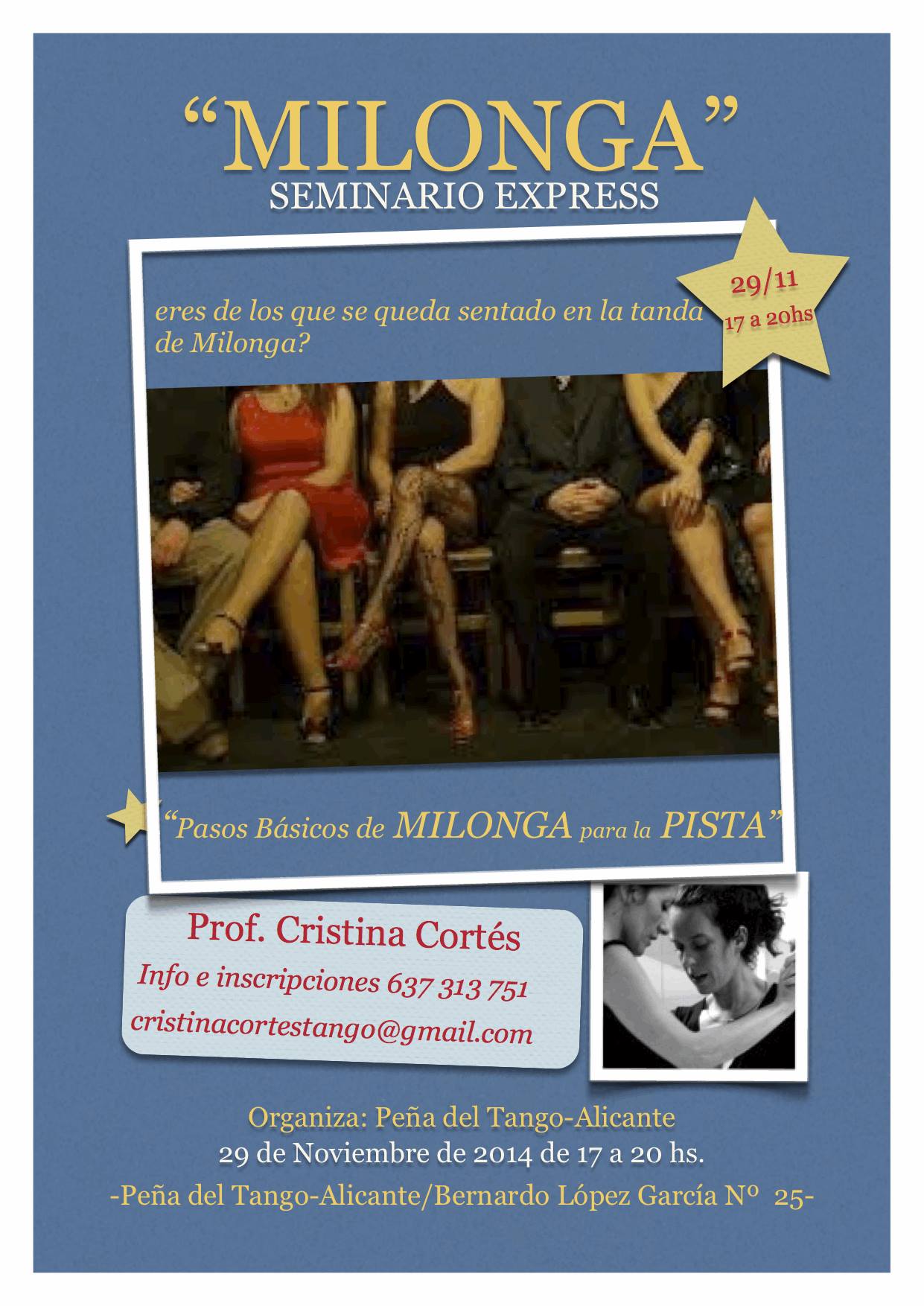 MILONGA-"Seminario express"