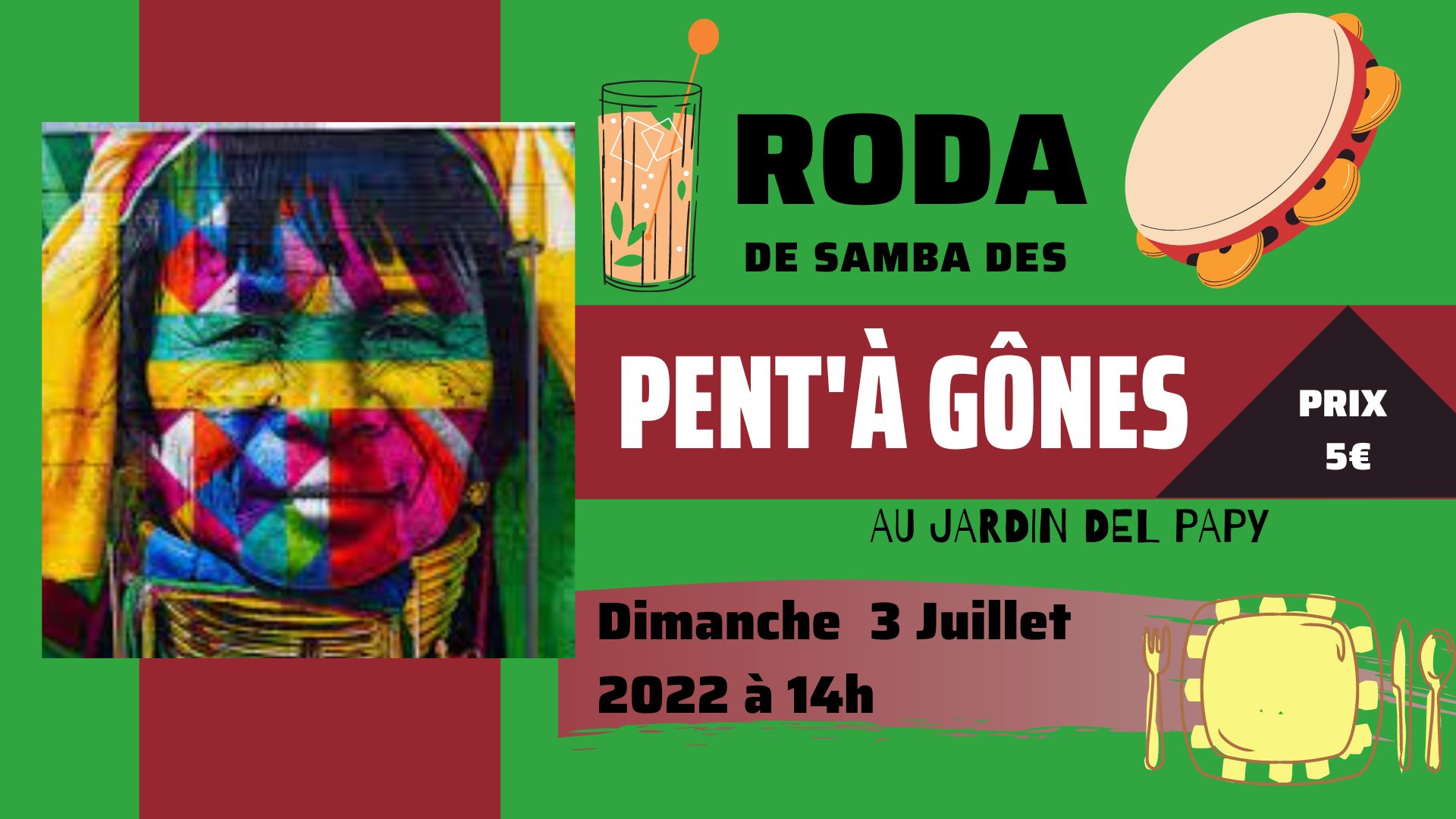 Roda de samba Pent'à Gônes chez Papy #5
