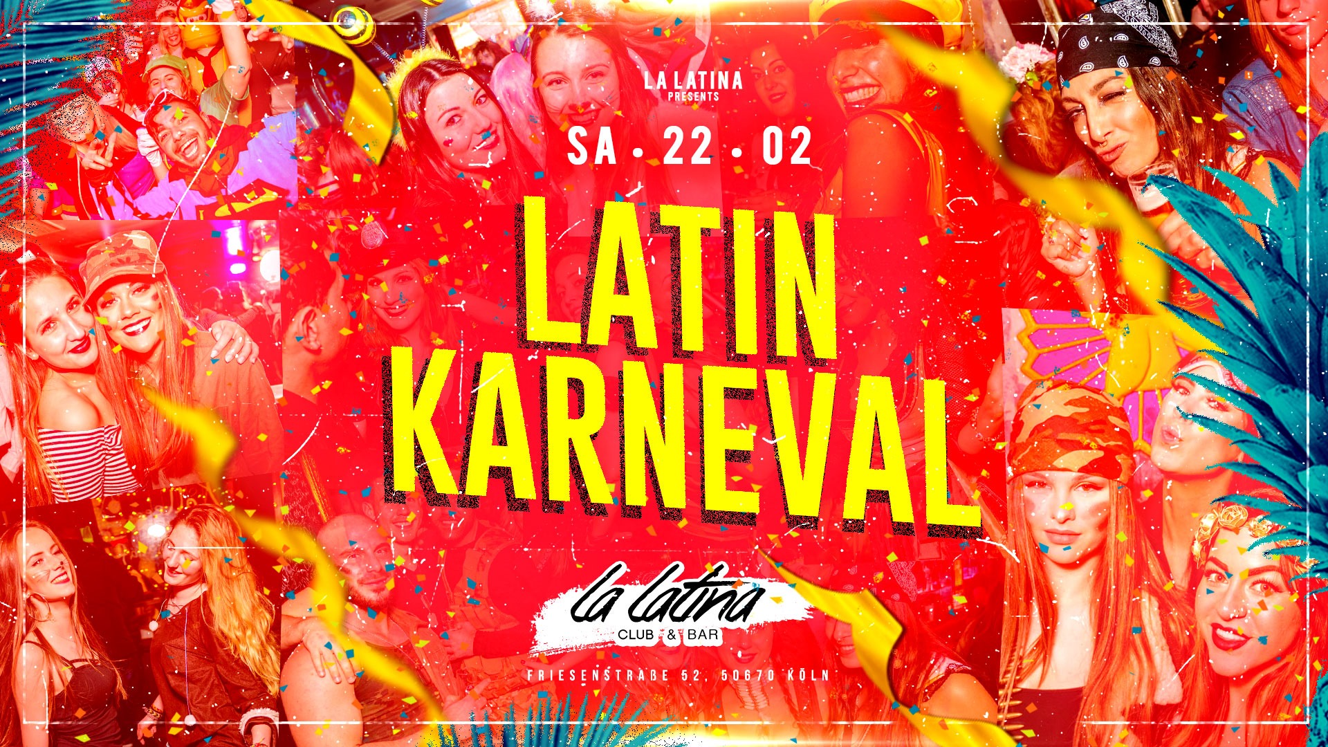 Latin Karneval - Sa 22.02 - Freibier 18 bis 19h