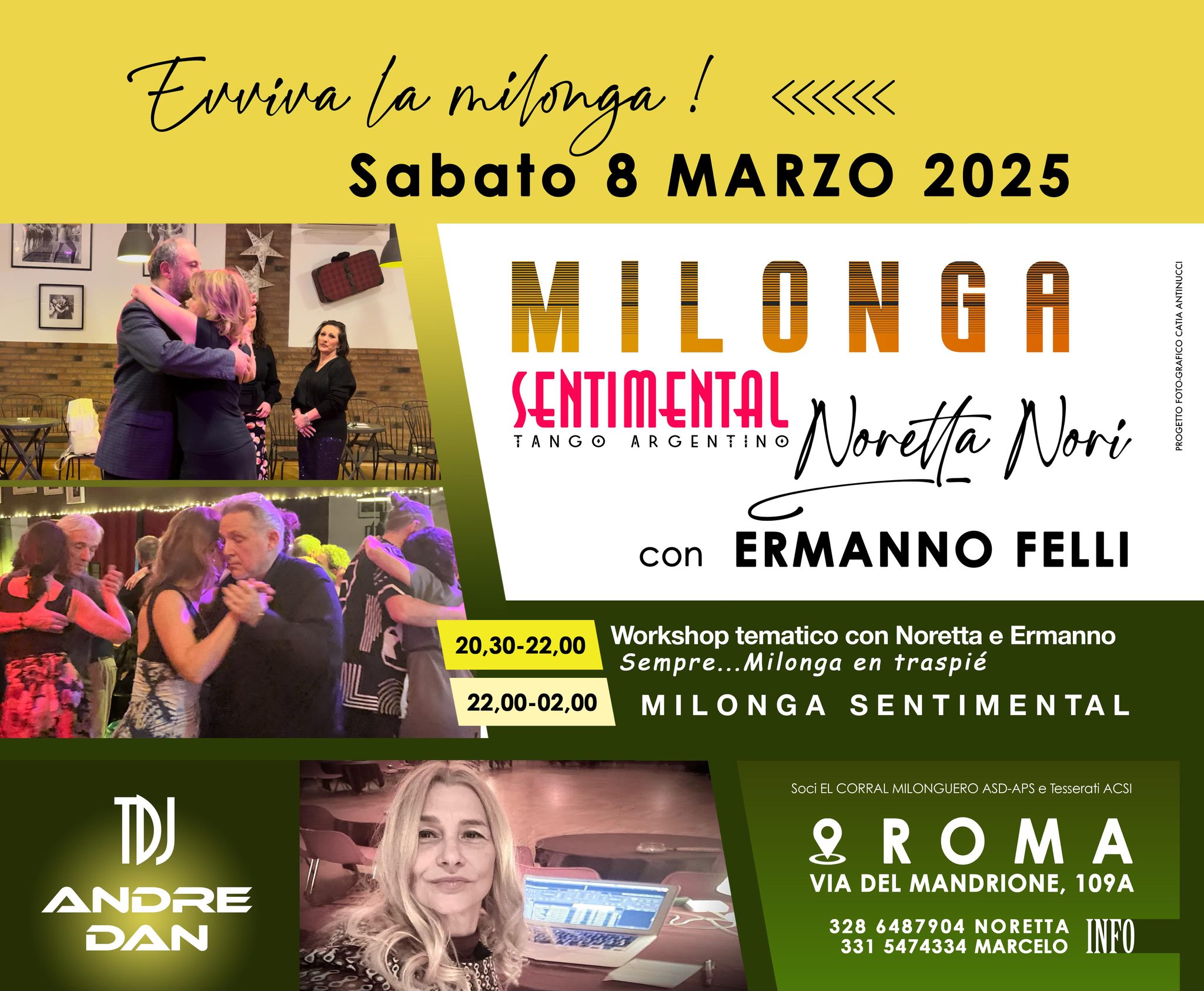 Milonga Sentimental il sabato milonguero al Loft - TDJ Andre Dan