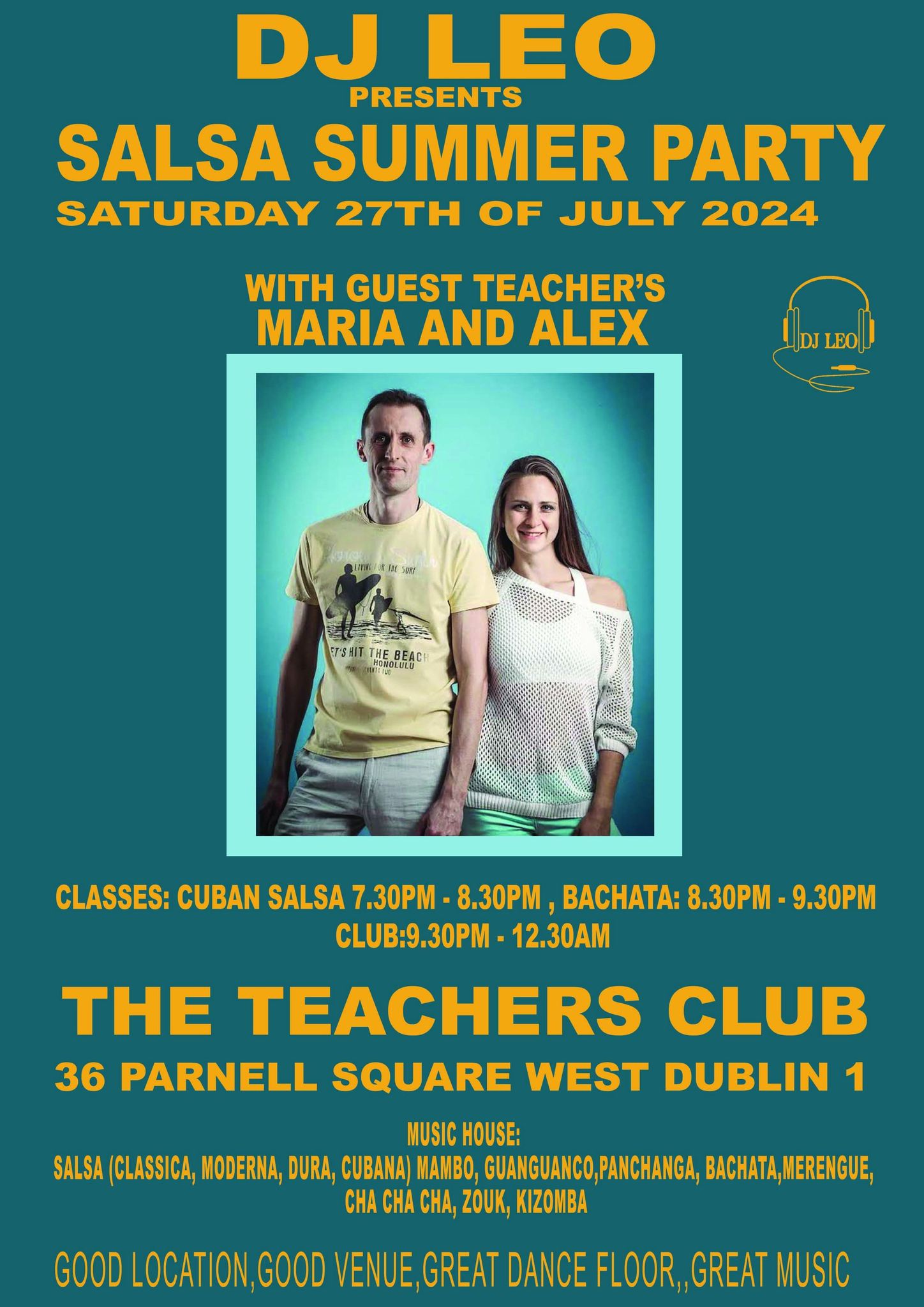 SALSA SUMMER PARTY WITH MARIA & ALEX