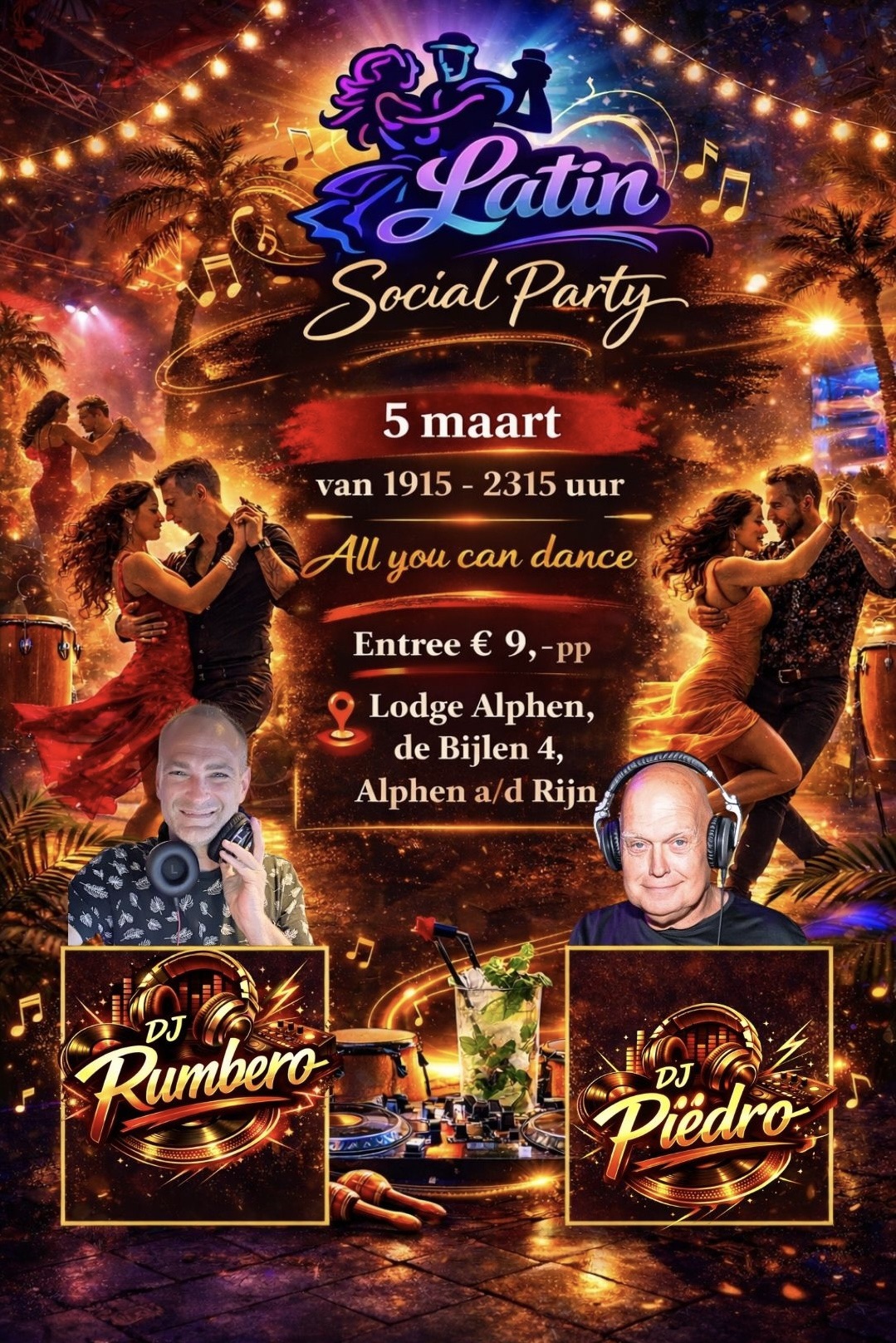 Latin AllFun Social Party 5 maart