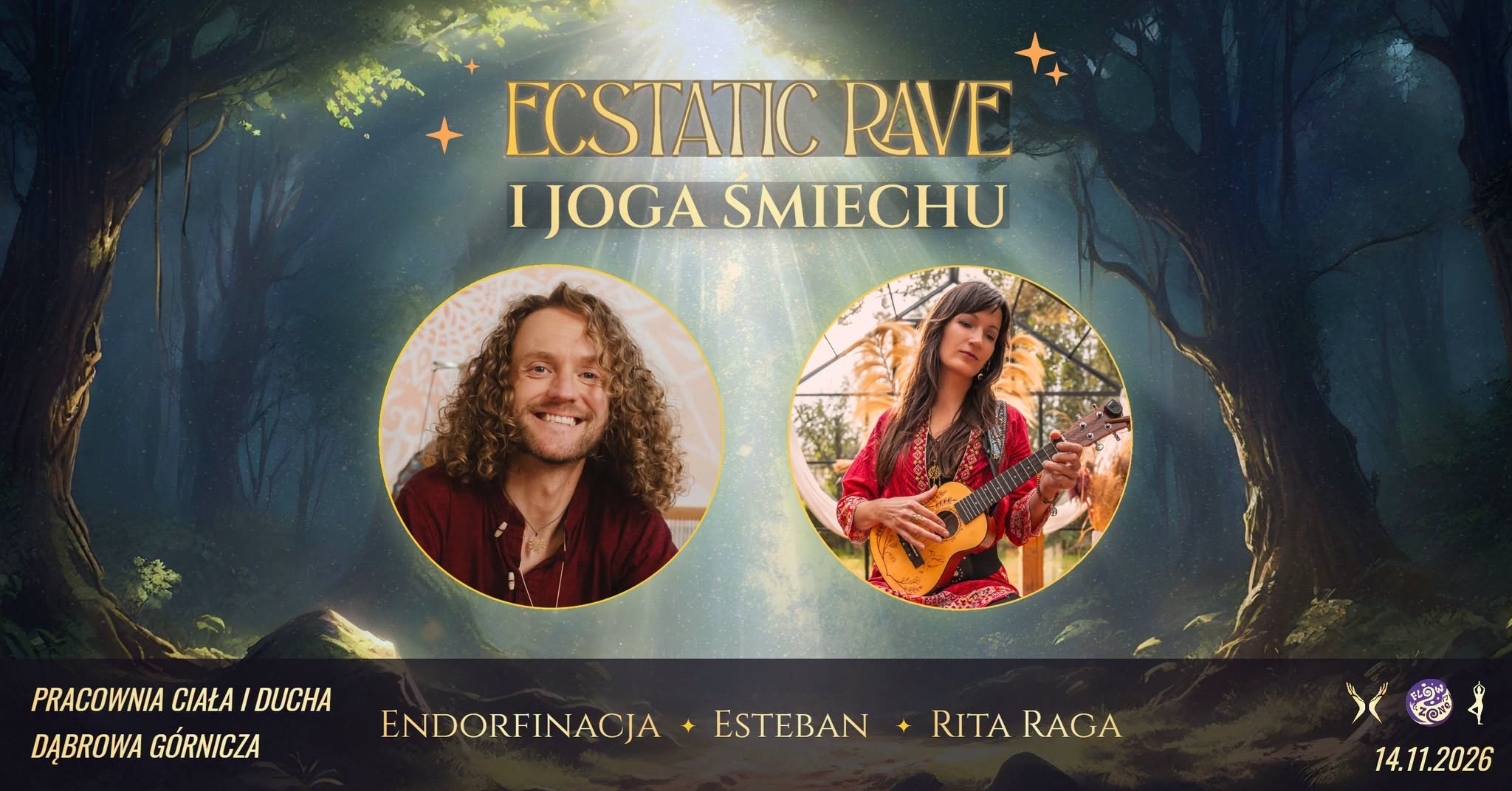 Ecstatic Rave i Joga Śmiechu: Endorfinacja Esteban Rita Raga