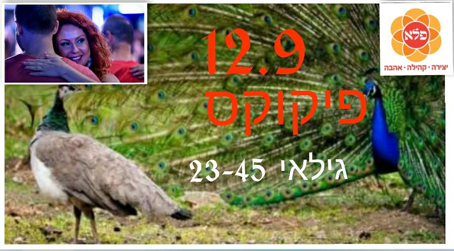 "פיקוקס"- פלירטוט, חיזור, ומיניות בתנועה ובדרמה לגילאי 23-45