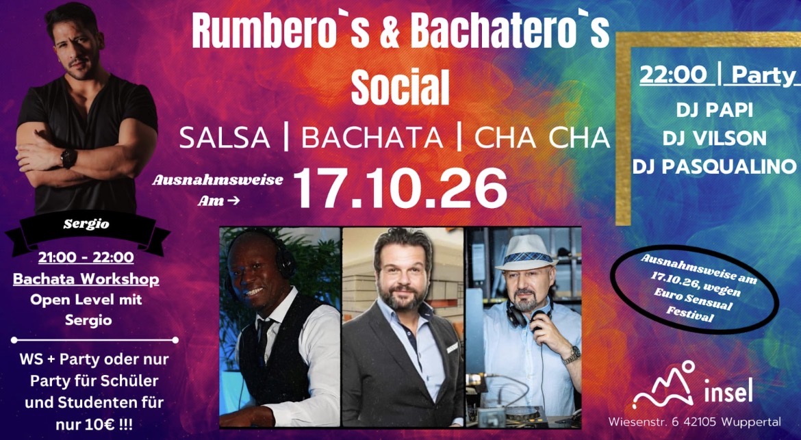 Rumbero's & Bachatero's Social - october edition