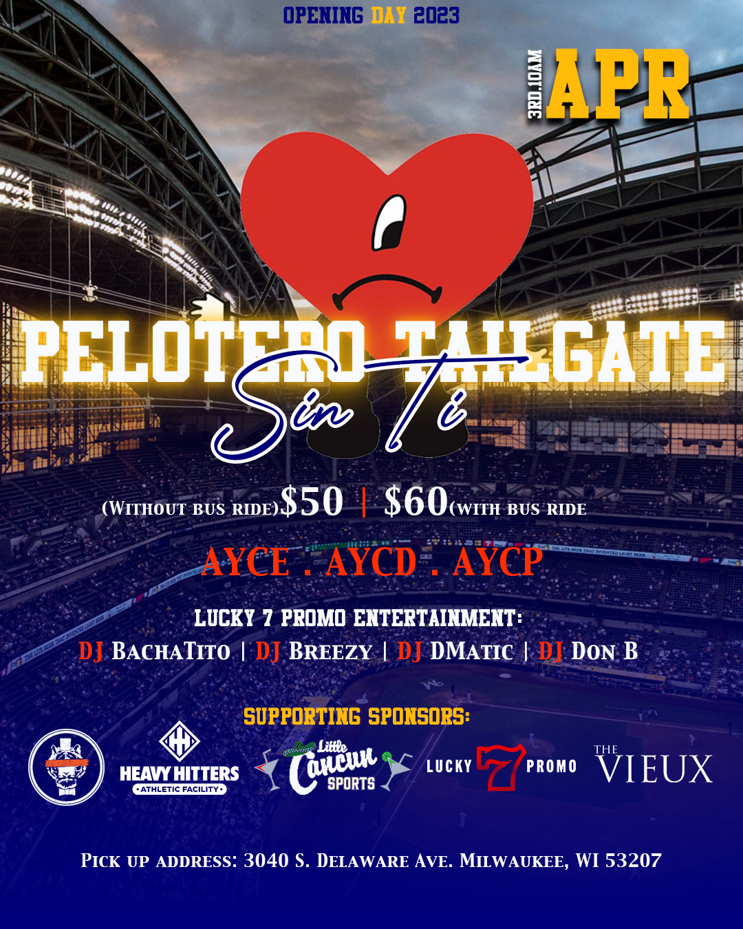 Pelotero Tailgate Sin Ti