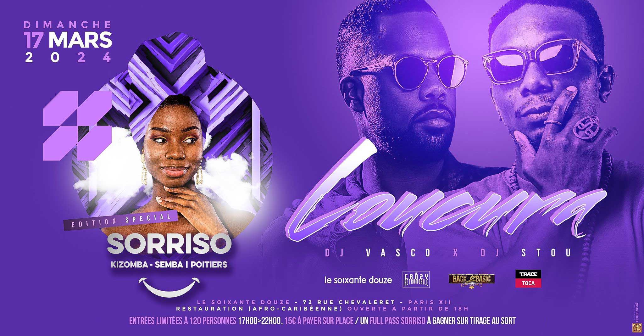 Loucura Paris, La Sociale Kizomba Dimanche 17 MARS 2024 (Entrée limitée à 120 pers)