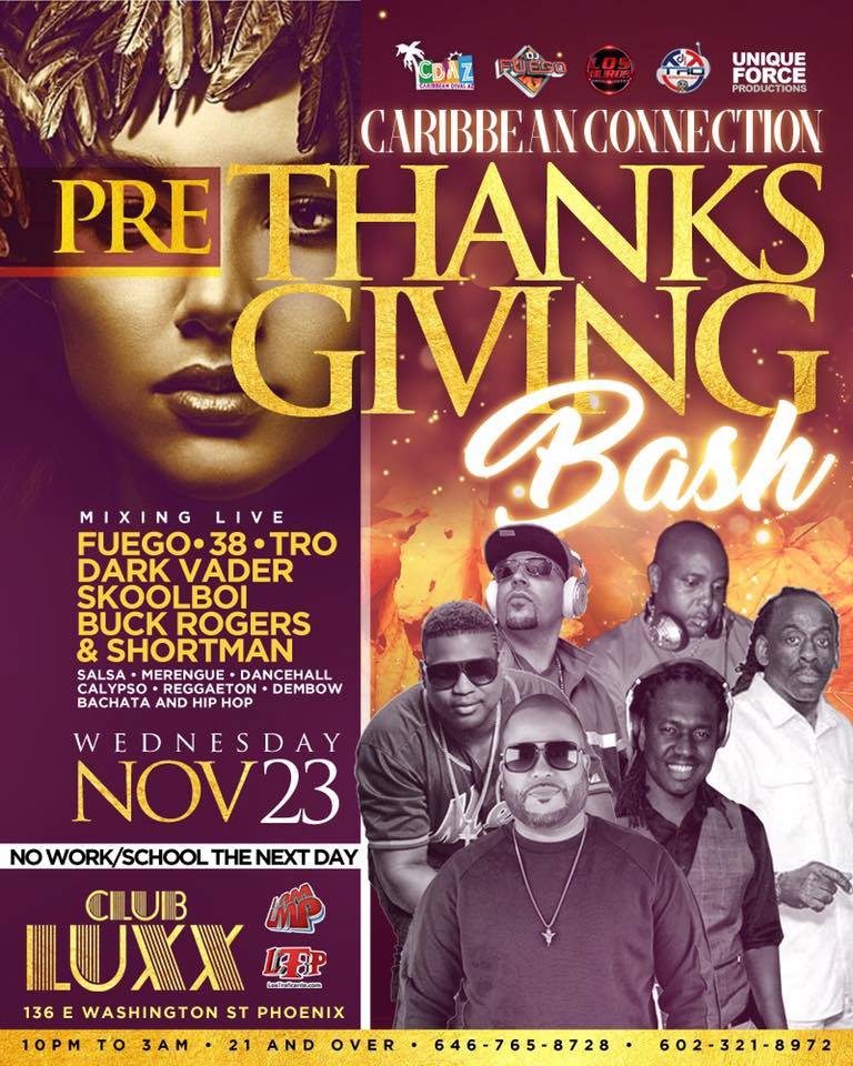 Caribbean Connection Pre Thanksgiving Bash