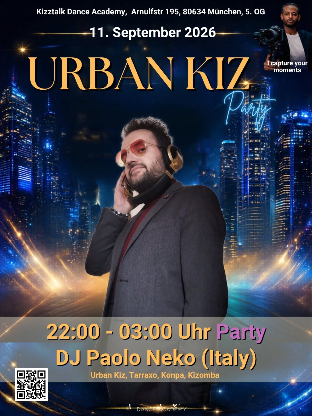 Urbankiz Party @Kizztalk mit DJ Paolo Neko (Italy)