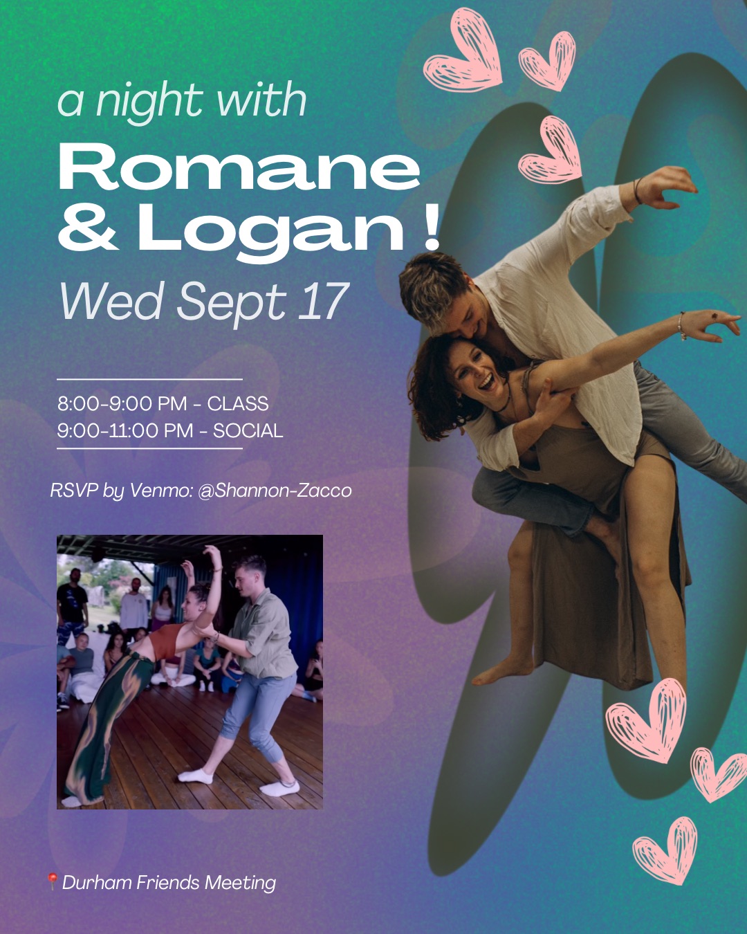 Pop up Zouk Fusion Class with Logan & Romane !