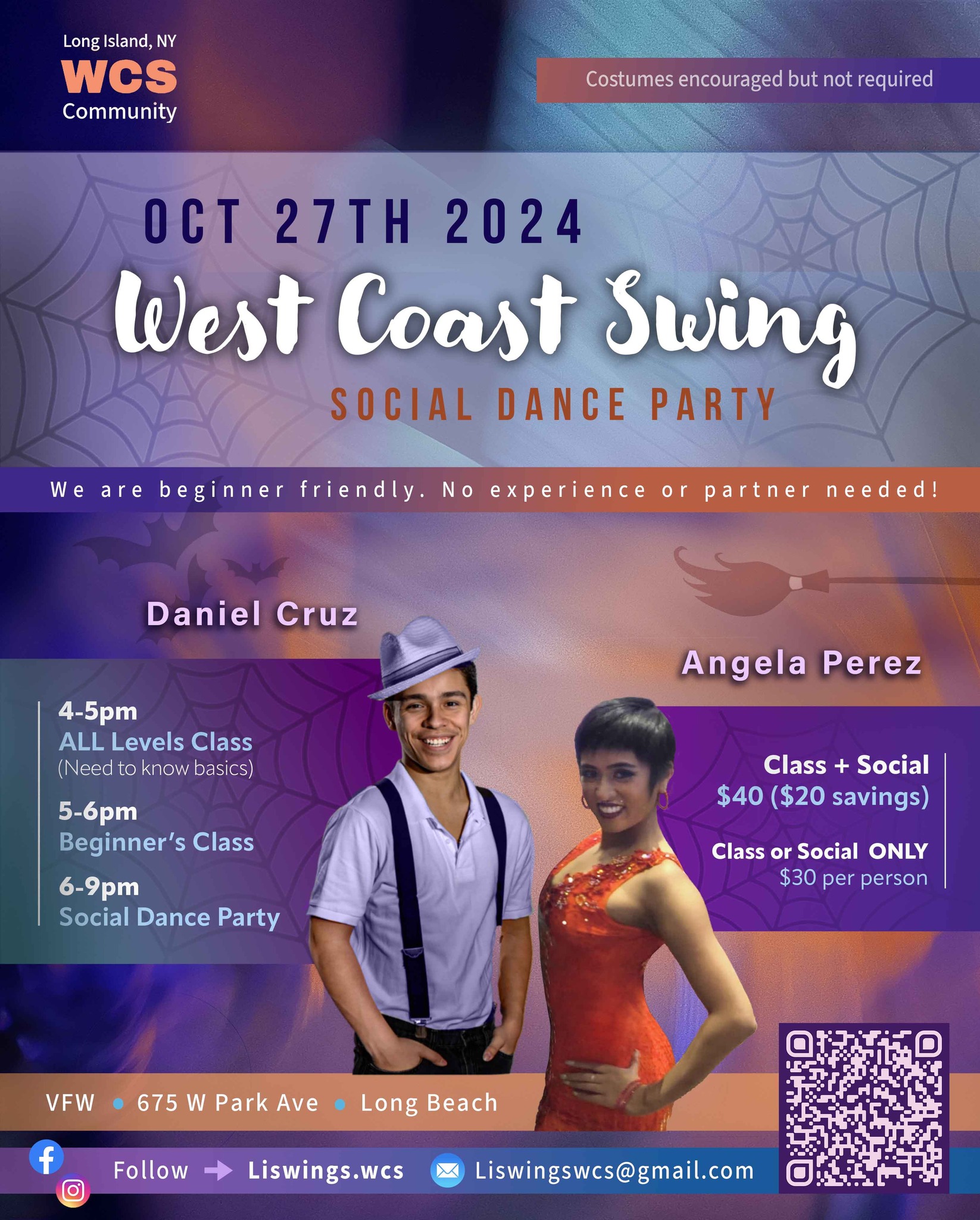 Long Island West Coast Swing β’ with Daniel Cruz & Angela Perez