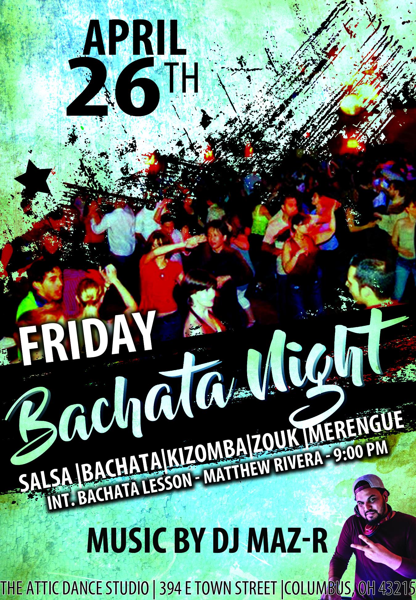 Bachata Night at The Attic!