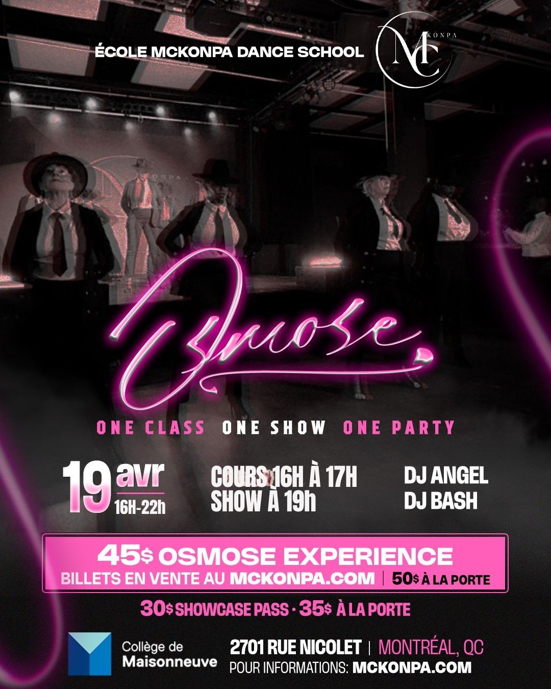 Osmose: one class~ one SHOW~one party