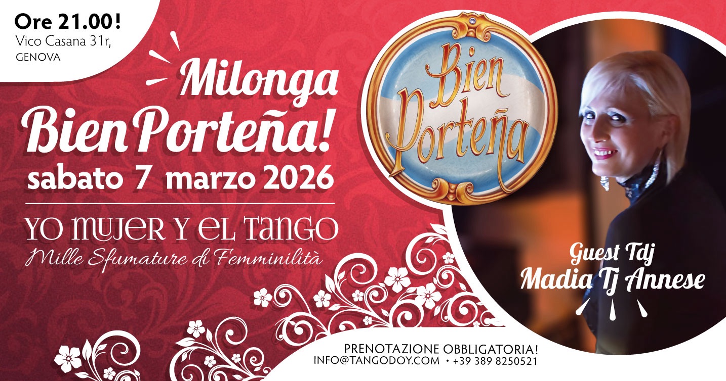 Special Milonga” Yo Mujer y el Tango 2026”🤩
