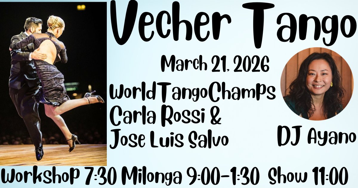 Vecher Tango at the Russian Center of San Francisco