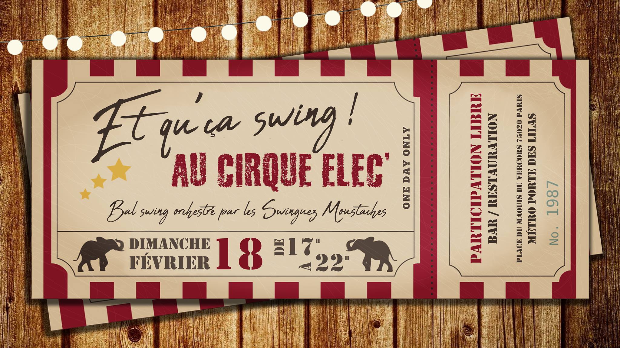 Et qu'ça swing au cirque électrique !