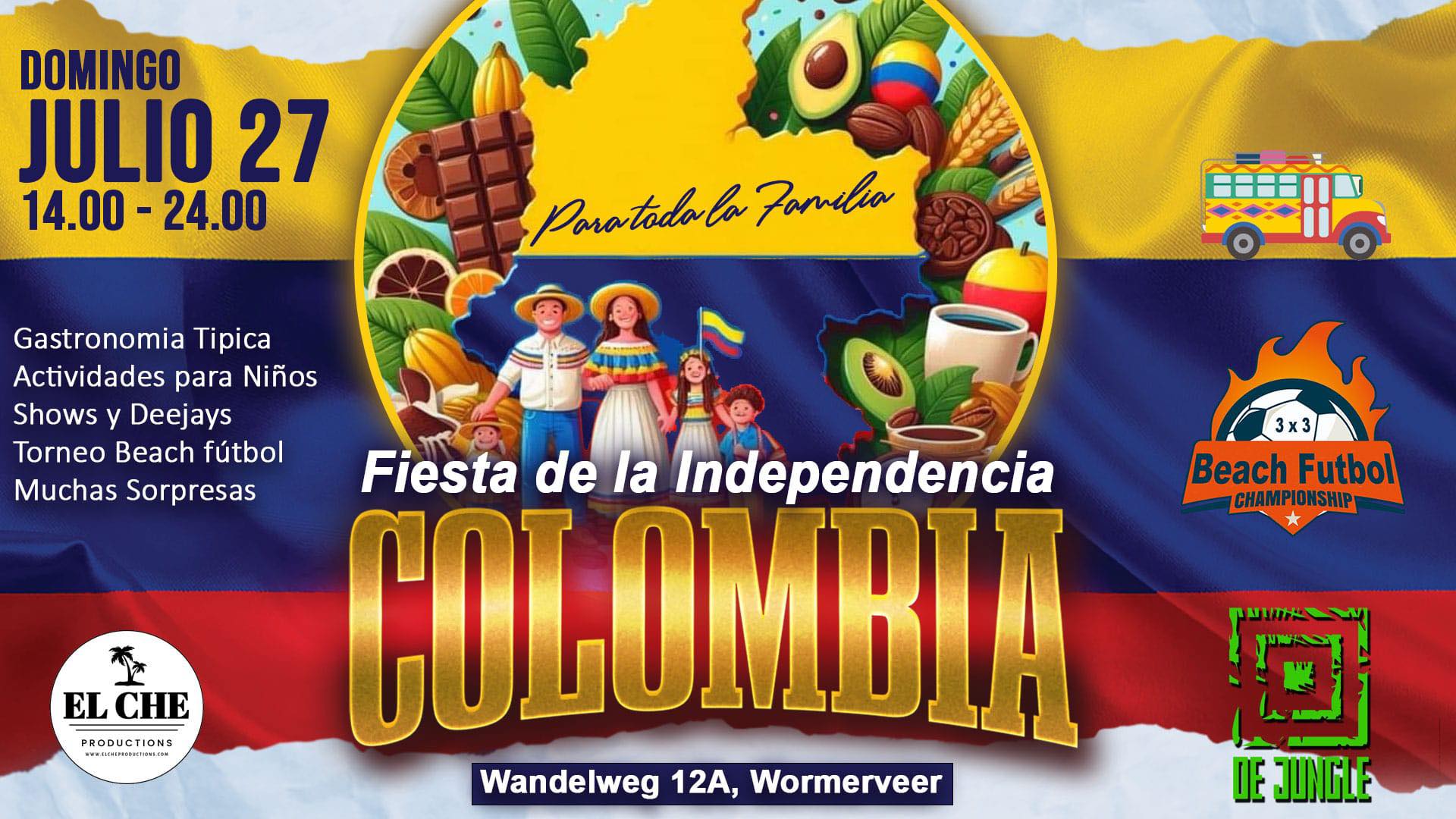🇨🇴 FIESTA DE LA INDEPENDENCIA COLOMBIA 🇨🇴