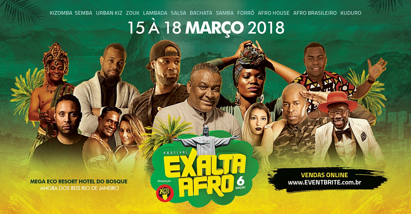 VI Exalta Afro Festival Internacional 2018 (Brasil, 15-18 MAR)