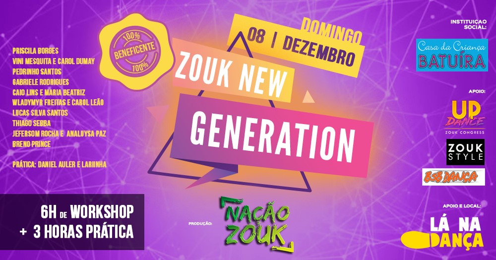Zouk New Generation - Beneficente