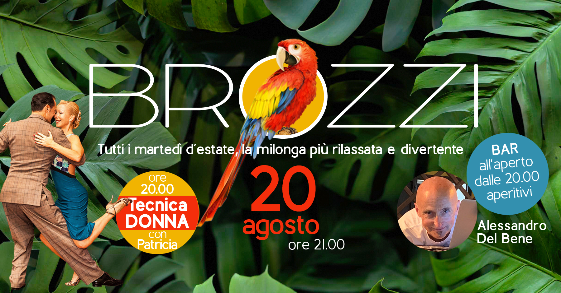 Milonga estiva di Brozzi con dj Alessandro Del Bene